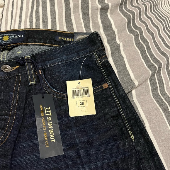 RARE LUCKY 🍀 BRAND NEW W/ TAGS 🏷 227 SLIM BOOT 28x34 JEANS - Picture 5 of 11